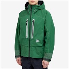 and wander Men's Pertex Shield Rain Jacket in Green