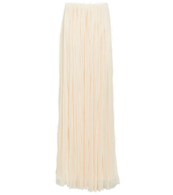 Photo: Saint Laurent Pleated maxi skirt