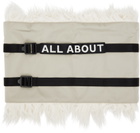 A. A. Spectrum Gray Embroidered Neck Warmer