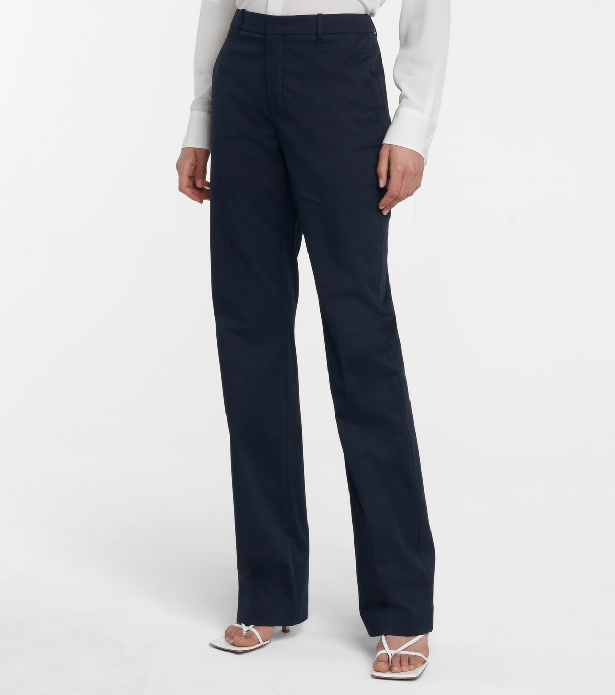 Loro Piana - Alan High-rise Straight Cotton Pants Loro Piana