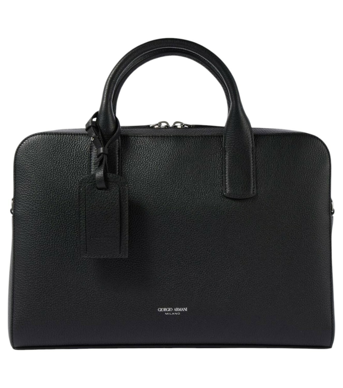 Giorgio Armani Pleated leather backpack Giorgio Armani