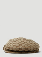 Original GG Canvas Flat Cap in Beige