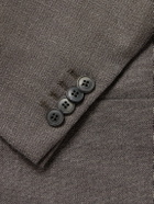 Sunspel - Textured Wool-Blend Suit Jacket - Brown