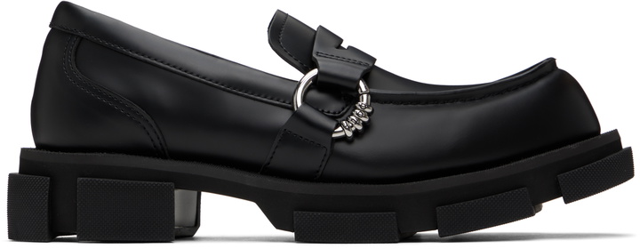Photo: both Black Gao Pierced Loafers
