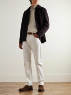 Mr P. - Oxford Cotton-Flannel Shirt - Neutrals