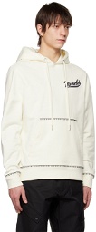 Moncler Off-White Embroidered Hoodie