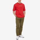 Air Jordan Men's Wordmark T-Shirt in Fire Red/Sail