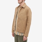 Norse Projects Men's Tyge Broken Twill Chore Jacket in Utility Khaki