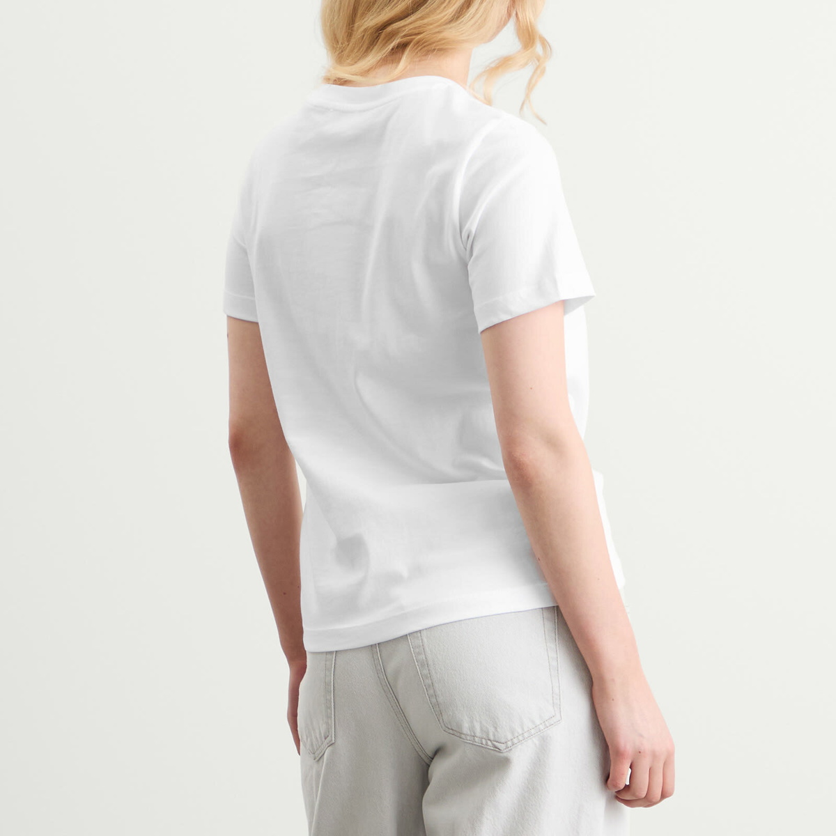 Closed Women's Stay Button Print T-Shirt in White