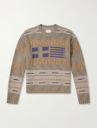 Aimé Leon Dore - Knitted Cotton Sweater - Brown