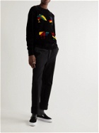 4SDesigns - Cotton-Blend Chenille Sweater - Black
