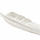 First Arrows Men's Kazekiri Feather Large Pendant in Silver