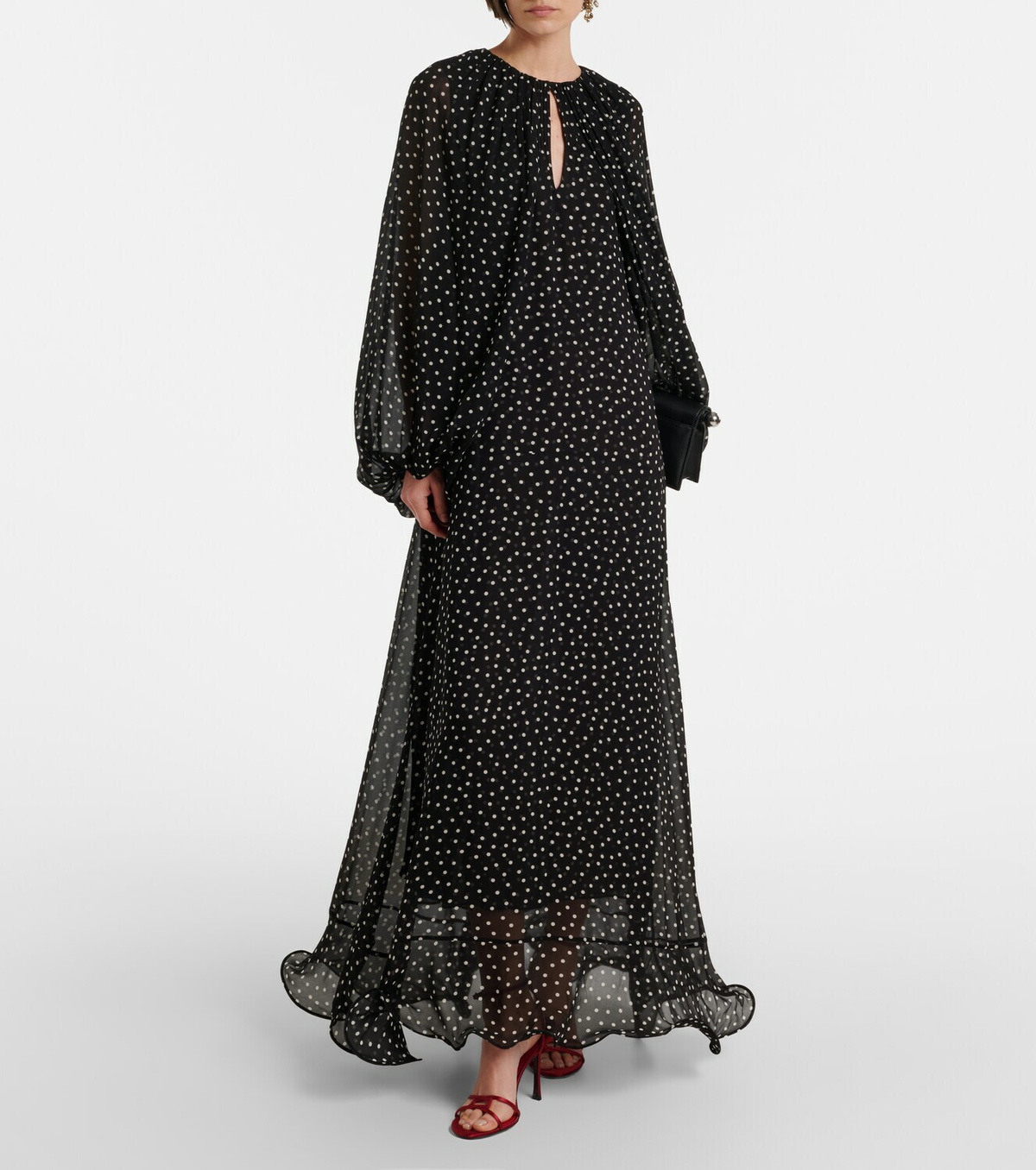Dorothee Schumacher Dancing Dots polka-dot maxi dress
