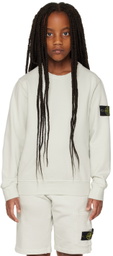 Stone Island Junior Kids Gray Patch Sweatshirt