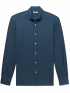 Boglioli - Slim-Fit Twill Shirt - Blue