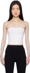 Gil Rodriguez White 'The Tube' Convertible Tube Top