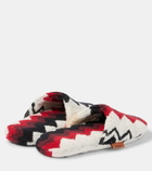 Missoni Zigzag cotton terry house shoes