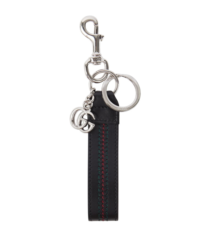 Photo: Gucci Double G leather keychain