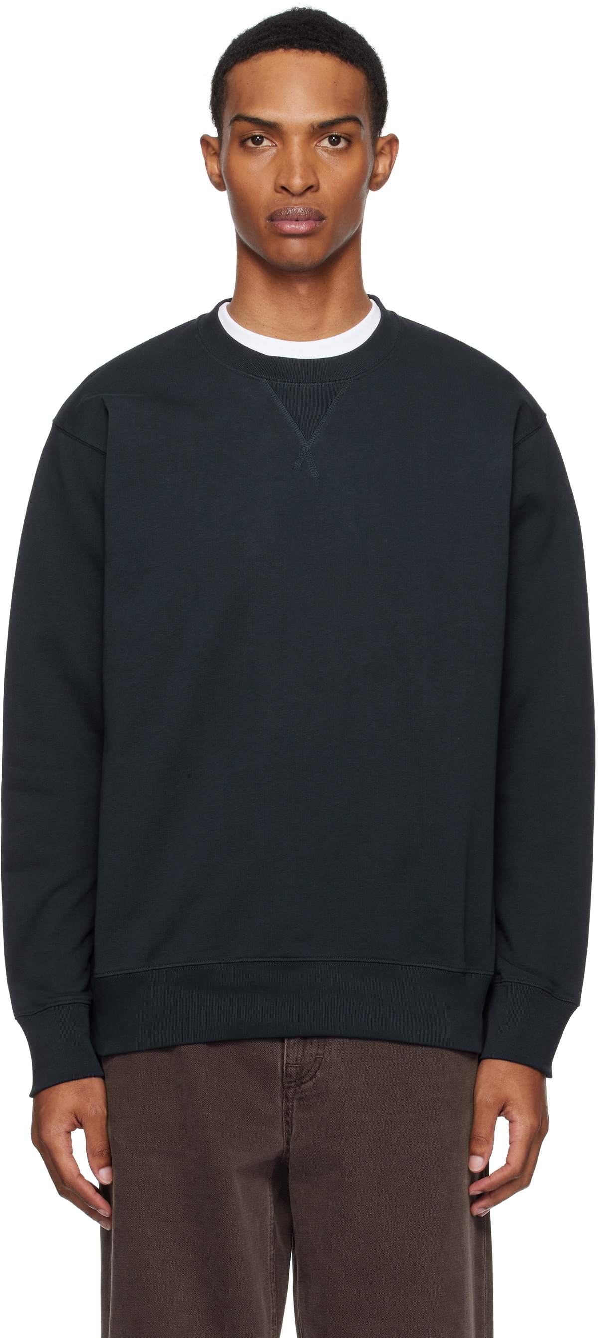 【関税込み】NORSE PROJECTS カーキ Marten スウェットシャツ Shirts Norse Projects Mo Oversized Striped Shirt 'Ecru' (N40