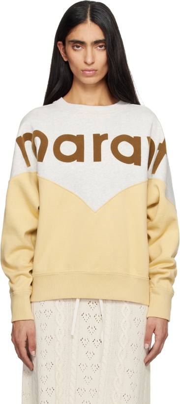 Photo: Isabel Marant Etoile Gray & Yellow Houston Sweatshirt