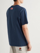 KENZO - Logo-Print Cotton-Jersey T-Shirt - Blue