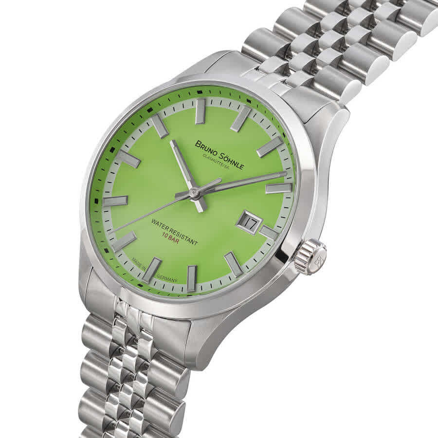 Bruno Sohnle Turin Automatic Green Dial Mens Watch 17-12230-440