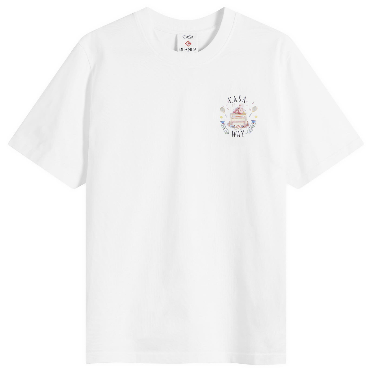 Casablanca Men's Casa Way T-Shirt in White