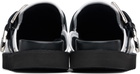 Toga Pulla SSENSE Exclusive White Buckle Slip-on Loafers
