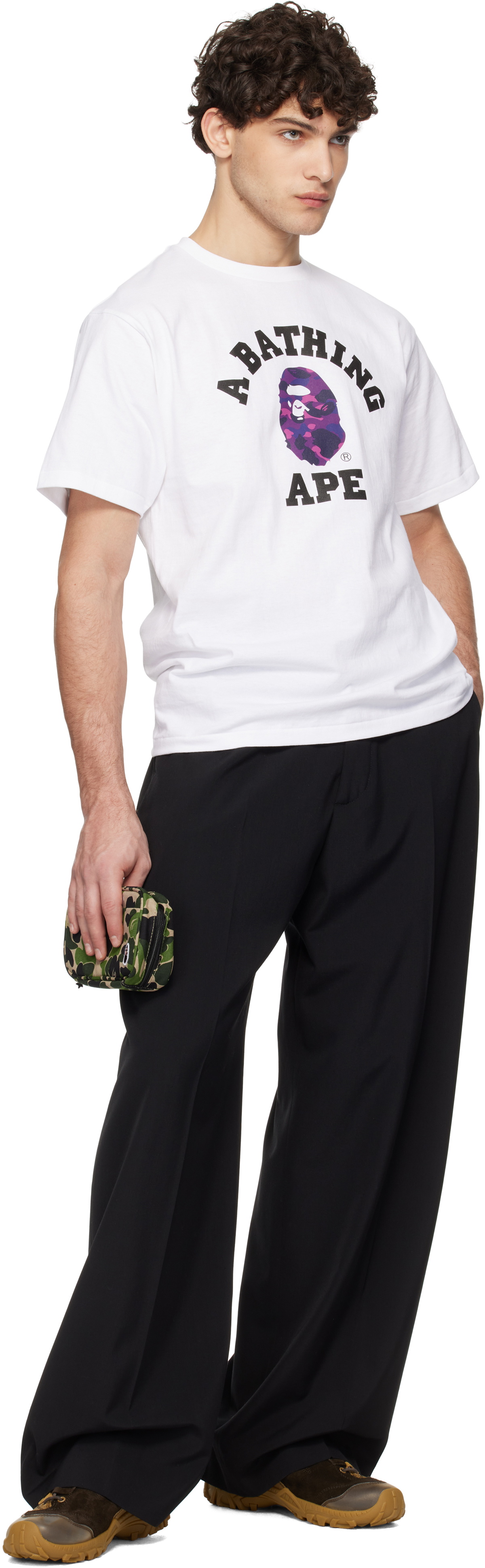 BAPE Green Camo Gadget Pouch