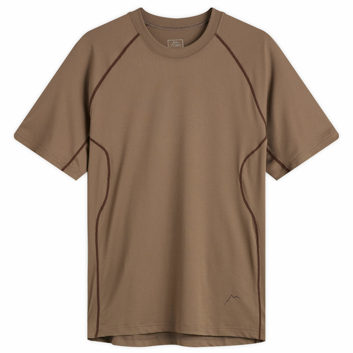 CAYL Men's Air T-Shirt in Red Bean