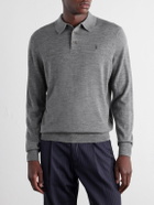 Polo Ralph Lauren - Logo-Embroidered Wool Polo Shirt - Gray