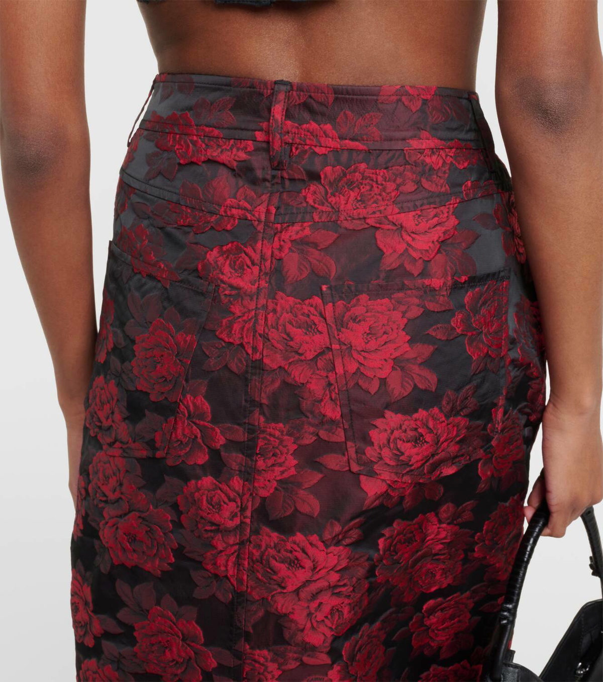 Ganni Floral jacquard maxi skirt GANNI