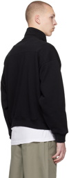 Sporty & Rich Black Cursive Sweater