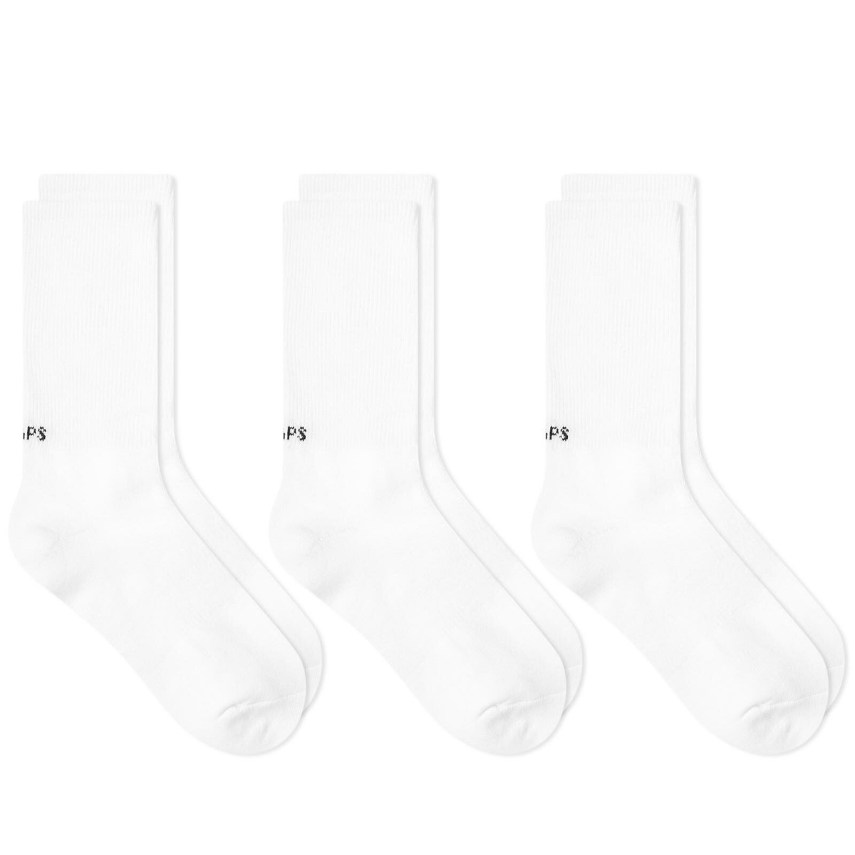 WTAPS Skivvies Sock - 3 Pack White WTAPS