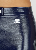 Courrèges - Reedition Vinyl Skirt in Navy