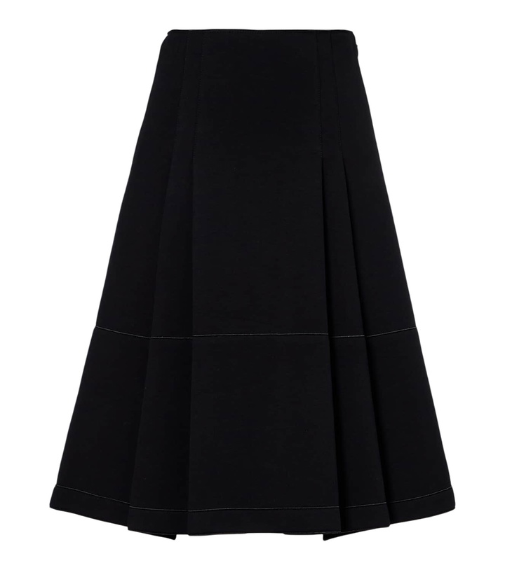 Photo: Marni Tiered cotton-blend midi skirt