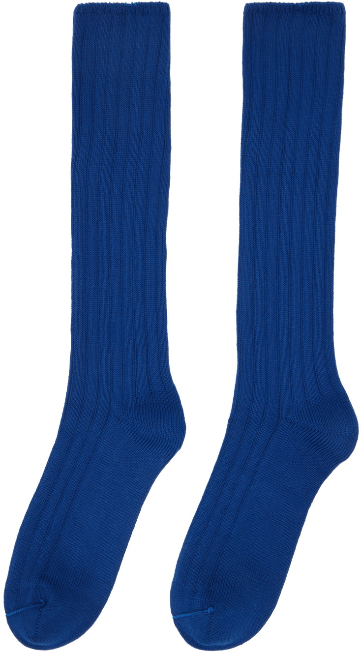 Emporio Armani Blue Long Socks