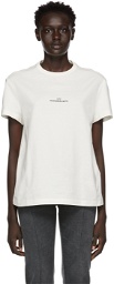 Maison Margiela Off-White Front Logo T-Shirt