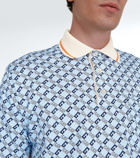Gucci - Geometric G cotton-blend piqué polo shirt