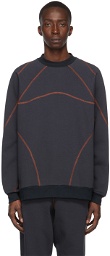Saul Nash Navy Twist Tech Sweatshirt