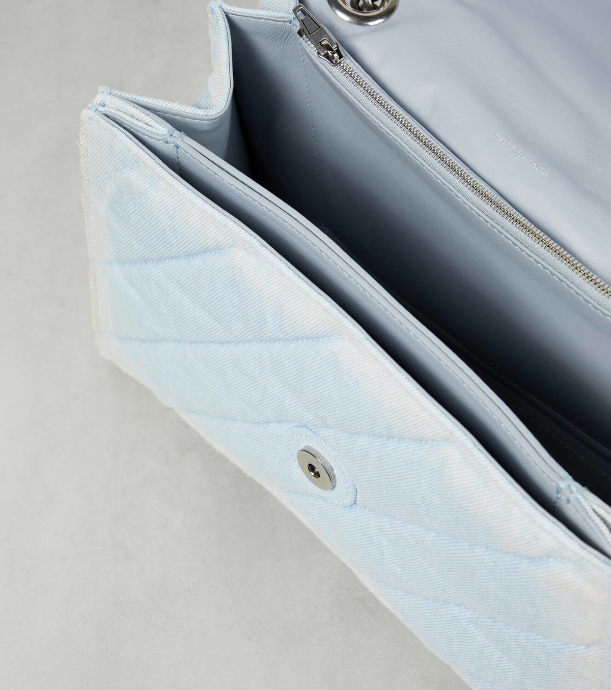 Balenciaga Crush Medium denim shoulder bag Balenciaga