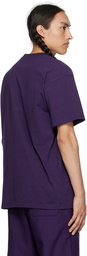 Carhartt Work In Progress Purple American Script T-Shirt