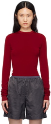 Birrot Red Slim Long Sleeve T-Shirt
