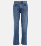 Toteme - Mid-rise twisted-seam straight jeans