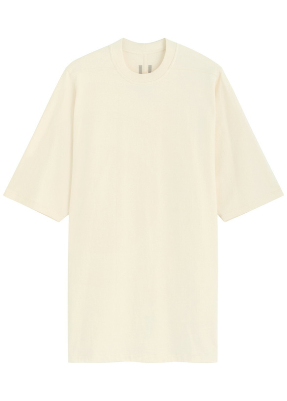 Photo: Rick Owens Jumbo Cotton T-shirt Beige