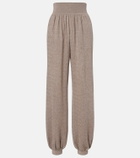Loro Piana Cashmere and silk tapered pants