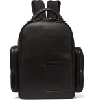 Ermenegildo Zegna - Blazer Full-Grain Leather Backpack - Black
