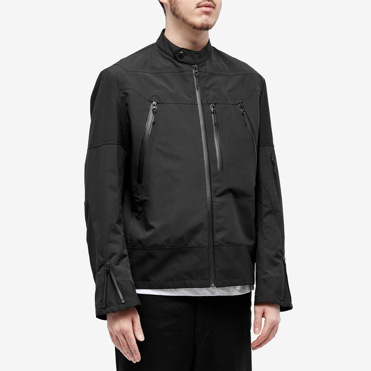 Junya Watanabe MAN Men's Triple Layer Laminated Jacket in Black