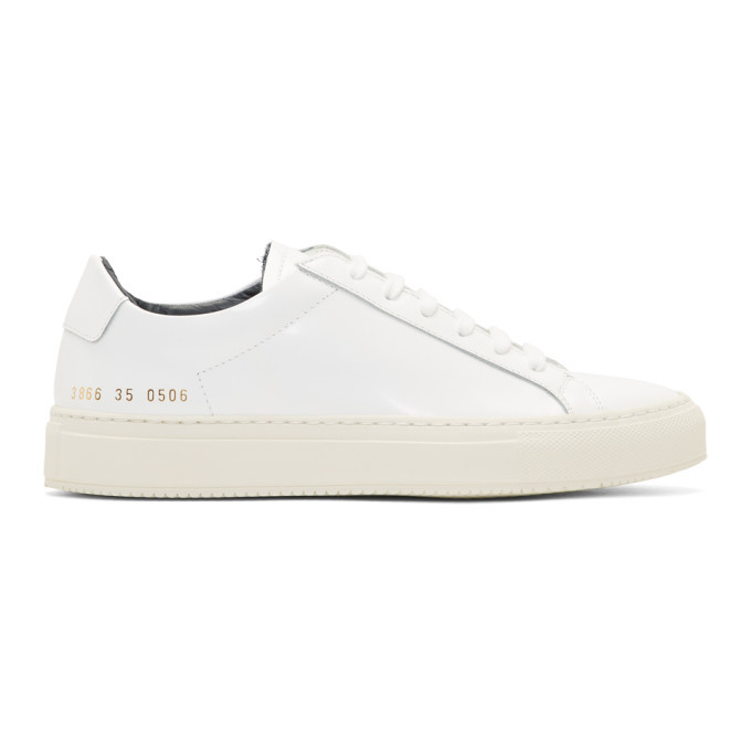 Woman by Common Projects White Achilles Premium Sneakers Woman by ...