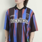 Le Père Men's Sports Jersey in Blue/Black Stripe